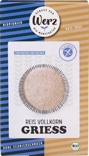Reis Vollkorn Grieß, glutenfrei 18 x 250 gr von Werz
