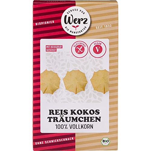 WERZ Reis-Kokos Träumchen, Vollkorn, glutenfrei, 110g WERZ Reis-Kokos Träumchen, Vollkorn, glutenfrei, 110g von Werz