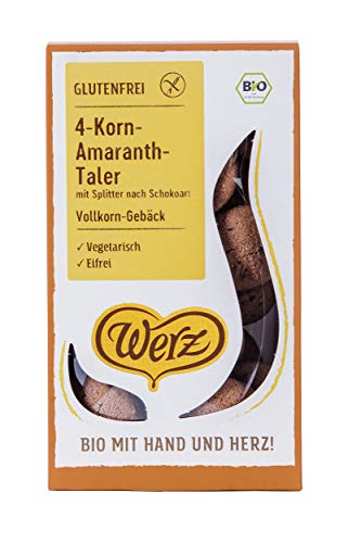 Werz 4-Korn Amaranth Schoko Taler 125g von Werz