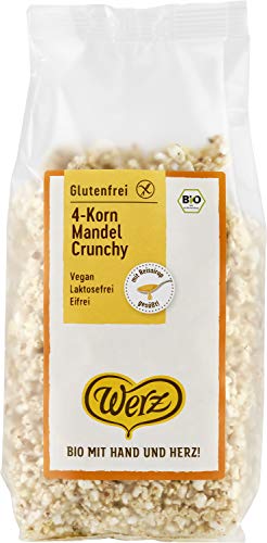 Werz 4-Korn-Mandel-Crunchy, Knusper-Müsli, glutenfrei, 2er pack (2 x 250g) von Werz