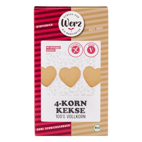 Werz 4-Korn Vollkorn Natur Keks 150g von Werz