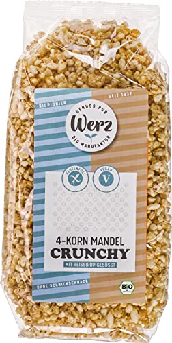 Werz Bio 4-Korn Mandel Crunchy, glutenfrei (6 x 250 gr) von Werz