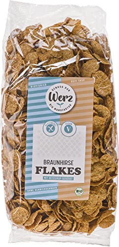 Werz Bio Braunhirse Flakes, glutenfrei (2 x 250 gr) von Werz