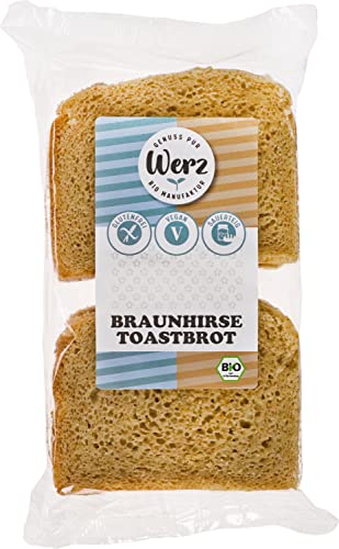 Werz Bio Braunhirse Toastbrot, glutenfrei (6 x 250 gr) von Werz