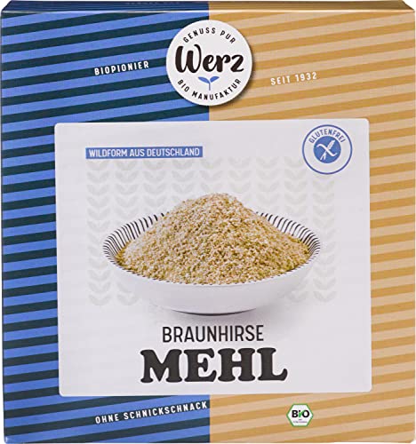 Werz Bio Braunhirse Mehl, glutenfrei (6 x 500 gr) von Werz
