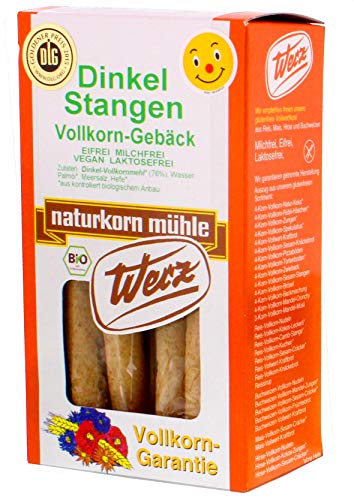 Werz Dinkel-Stangen, Vollkorn-Gebäck (1 x 125g) von Werz