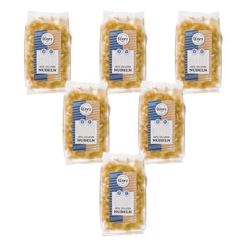 Werz Bio Hirse Vollkorn Nudeln, glutenfrei (6 x 200 gr) von Werz