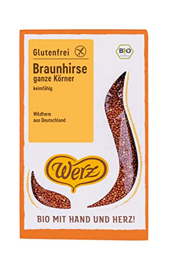 Braunhirse. ganze Körner. keimfähig. glutenfrei (0.5 Kg) von Werz