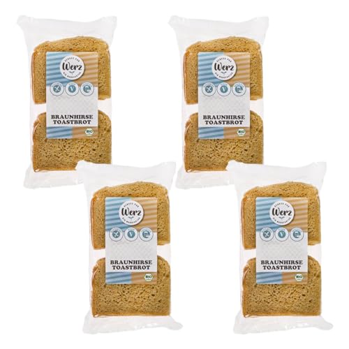 Werz - Braunhirse-Toastbrot glutenfrei - 250 g - 4er Pack Werz - Braunhirse-Toastbrot glutenfrei - 250 g - 4er Pack von Werz