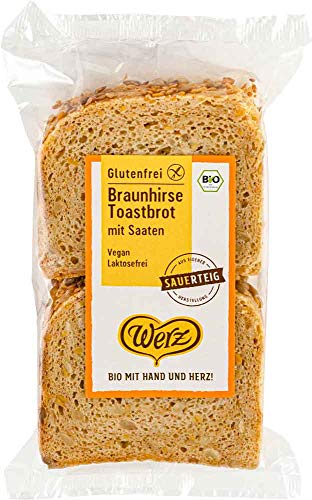 Werz Braunhirse Toastbrot mit Saaten bio 250g von Werz