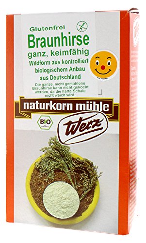 Werz Braunhirse ganz keimfähig, 5er Pack (5 x 500 g) von Werz