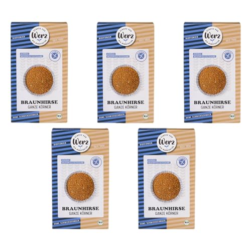 Werz - Braunhirse ganz keimfähig glutenfrei - 1000 g - 5er Pack Werz - Braunhirse ganz keimfähig glutenfrei - 1000 g - 5er Pack von Werz