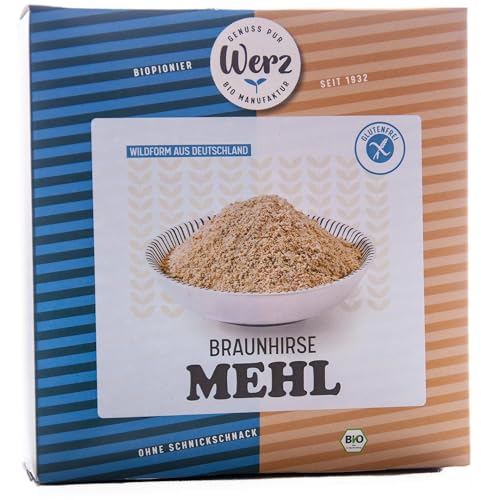 Werz Braunhirse gemahlen glutenfrei, 1er Pack (1 x 1 kg Packung) - Bio von Werz
