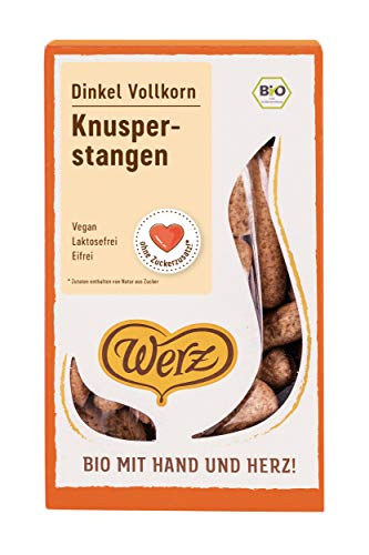 Werz Dinkel-Knusper-Stängeli ungesüßt, Vollkorn-Gebäck, 125 g von Werz