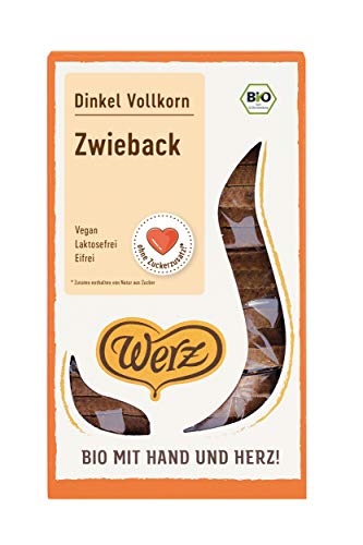 Werz Dinkel-Vollkorn-Zwieback, 2er pack (2 x 175g) von Werz