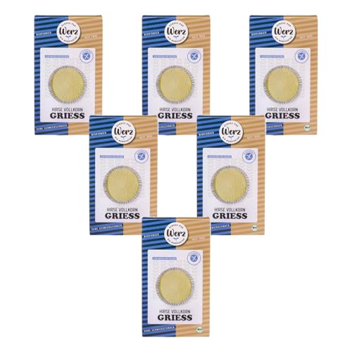 Werz - Hirse-Grieß glutenfrei - 250 g - 6er Pack Werz - Hirse-Grieß glutenfrei - 250 g - 6er Pack von Werz