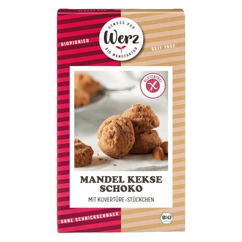Werz Mandel Kekse Schoko, glutenfrei, 110g (1) von Werz