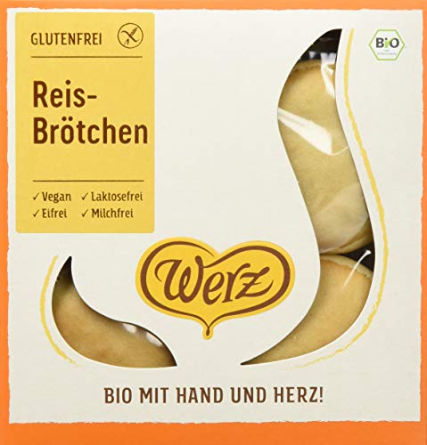 Werz Reis-Brötchen, glutenfrei, 4er pack (4 x 250g) von Werz