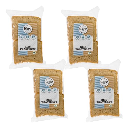 Werz - Reis-Toastbrot glutenfrei - 250 g - 4er Pack Werz - Reis-Toastbrot glutenfrei - 250 g - 4er Pack von Werz