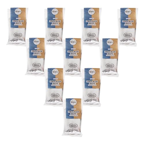 Werz - Trockenhefe glutenfrei - 5 x 9 g - 10er Pack von Werz