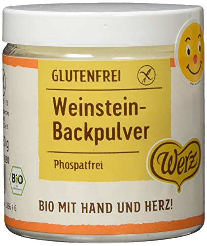 Werz Weinstein-Backpulver, glutenfrei, 3er pack (3 x 150g) von Werz