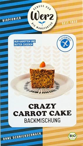 Werz: Backmischung - Crazy Carrot Cake 500g von Werz