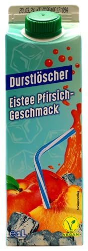 Durstlöscher Eistee Pfirsich, 8er Pack (8 x 1 l) von WeserGold