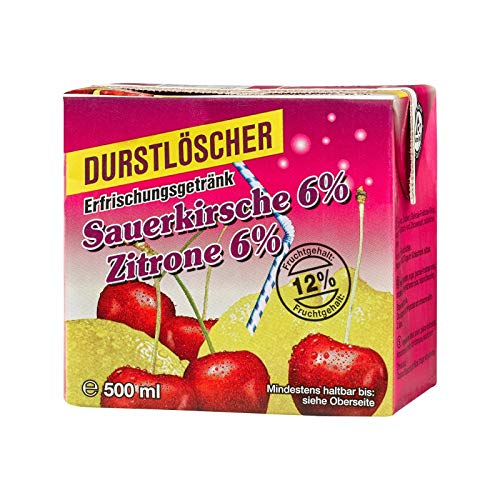 WeserGold - Durstlöscher Sauerkirsche-Zitrone 4x12x0,5L von WeserGold