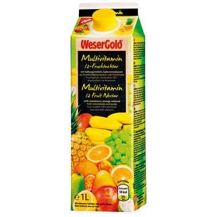 WeserGold Früchtemischungen Nektar, 8er Pack (8 x 1l) von WeserGold