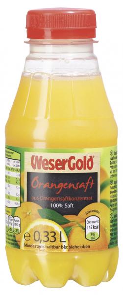 Wesergold Orangensaft (Einweg) von Wesergold