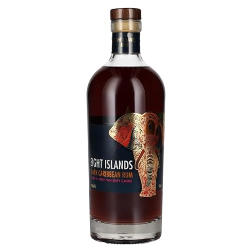 Eight Islands Dark Caribbean Rum 40,00% 0,70 lt. von West Cork