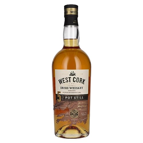 West Cork 5 Years Old Pot Still Irish Whiskey 43% Vol. 0,7l West Cork 5 Years Old Pot Still Irish Whiskey 43% Vol. 0,7l von West Cork
