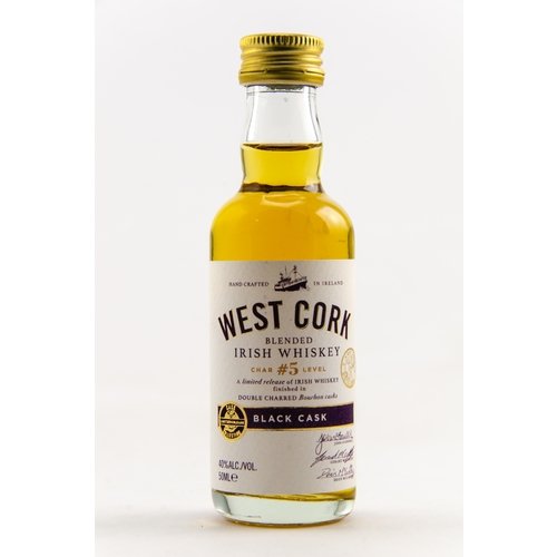 West Cork BLACK CASK - Blended Irish Whiskey - 1x0,05L 40% MINIATUR West Cork BLACK CASK - Blended Irish Whiskey - 1x0,05L 40% MINIATUR von West Cork