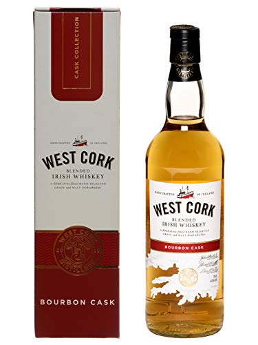 West Cork Blended Irish Whiskey Bourbon Cask 40% Vol. 0,7l in Geschenkbox von West Cork