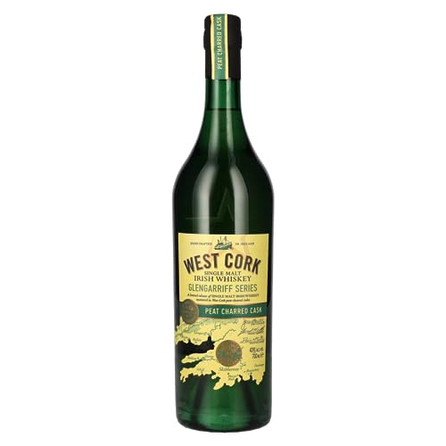 West Cork Glengarriff Series PEAT CHARRED CASK Single Malt Irish Whiskey 43,00% 0,70 Liter von West Cork
