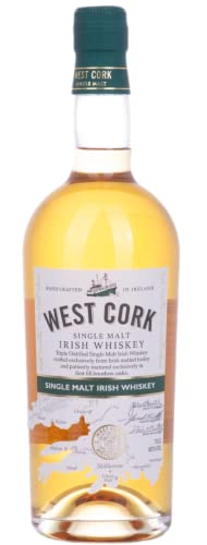 West Cork Single Malt - Irish Whiskey | 1x0.7L | Aus der vielleicht erfolgreichsten irischen Brennerei | Dreifach destilliert | Mild von West Cork