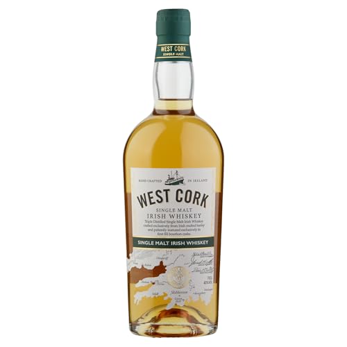 West Cork Single Malt - Irish Whiskey | 1x0.7L | Aus der vielleicht erfolgreichsten irischen Brennerei | Dreifach destilliert | Mild West Cork Single Malt - Irish Whiskey | 1x0.7L | Aus der vielleicht erfolgreichsten irischen Brennerei | Dreifach destilliert | Mild von West Cork