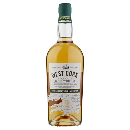 West Cork Single Malt - Irish Whiskey | 1x0.7L | Aus der vielleicht erfolgreichsten irischen Brennerei | Dreifach destilliert | Mild von West Cork