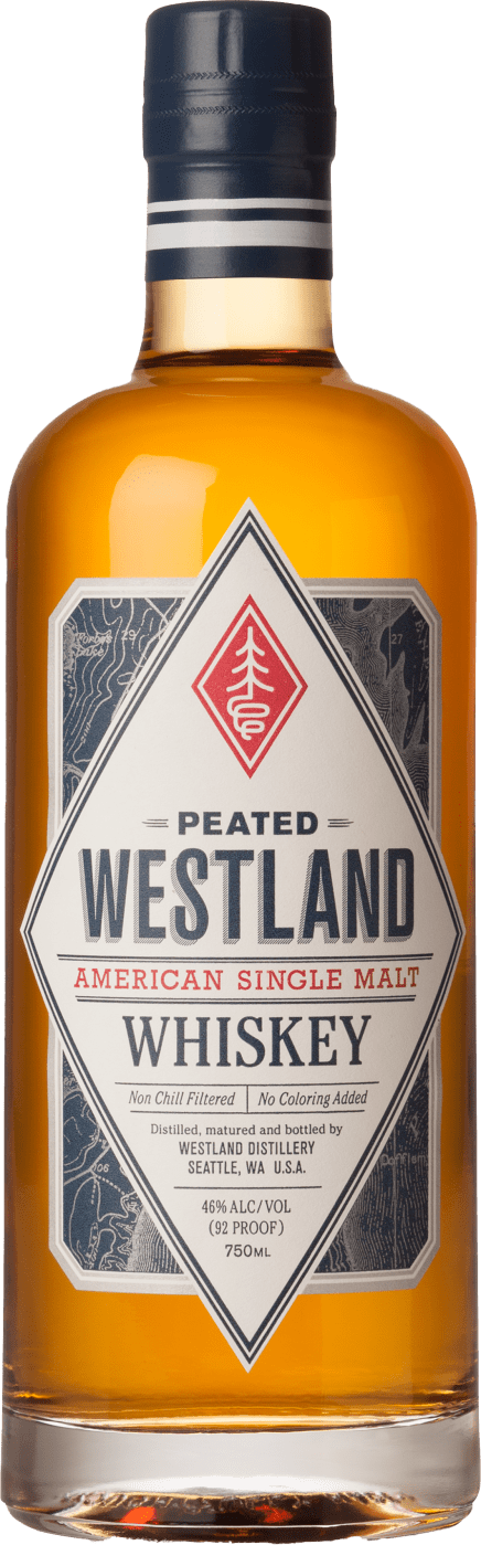 Westland American Single Malt Peated Whiskey Westland American Single Malt Peated Whiskey