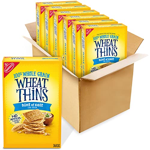 Hint of Salt Low Sodium Whole Grain Wheat Crackers, 6-8.5 oz Boxes Hint of Salt Low Sodium Whole Grain Wheat Crackers, 6-8.5 oz Boxes von Wheat Thins