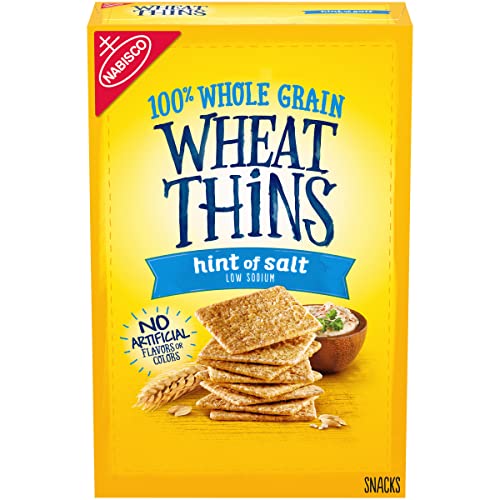 VCCUIOB Wheat Thins Hint Of Salt Whole Grain Low Sodium Crackers, 8.5 Oz, 1Count VCCUIOB Wheat Thins Hint Of Salt Whole Grain Low Sodium Crackers, 8.5 Oz, 1Count von Wheat Thins