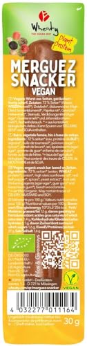MERGUEZ SNACKER VEGAN 6 x 30 gr von Wheaty