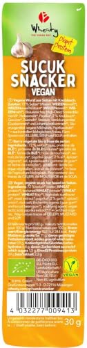 SUCUK SNACKER VEGAN 6 x 30 gr von Wheaty