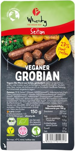 Veganer Grobian 6 x 150 gr von Wheaty
