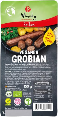 Wheaty Bio Veganer Grobian (6 x 150 gr) von Wheaty