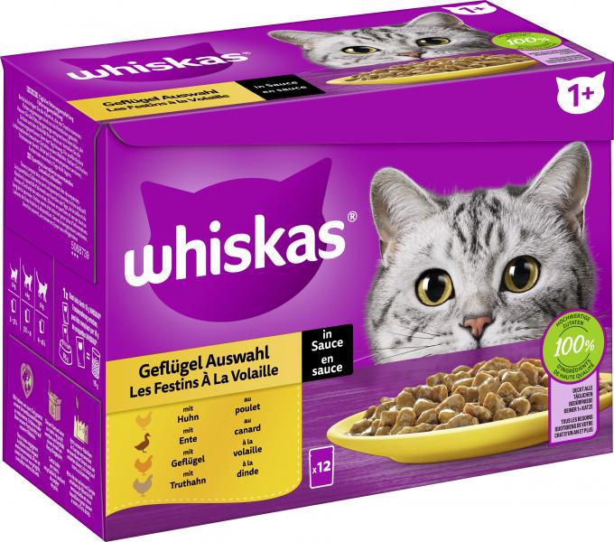 Whiskas 1+ Geflügel Auswahl in Sauce von Whiskas