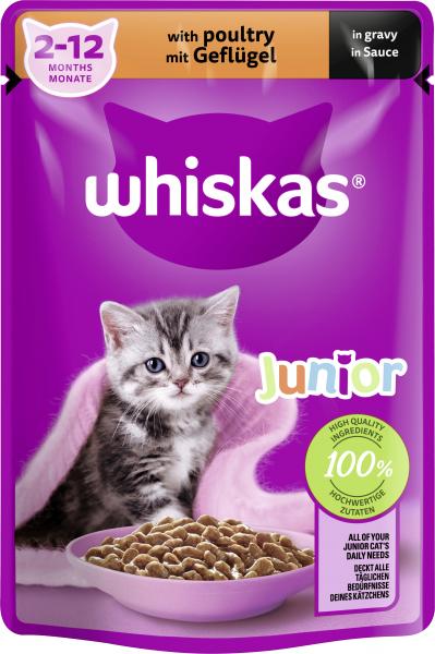 Whiskas Junior mit Geflügel in Sauce Whiskas Junior mit Geflügel in Sauce von Whiskas