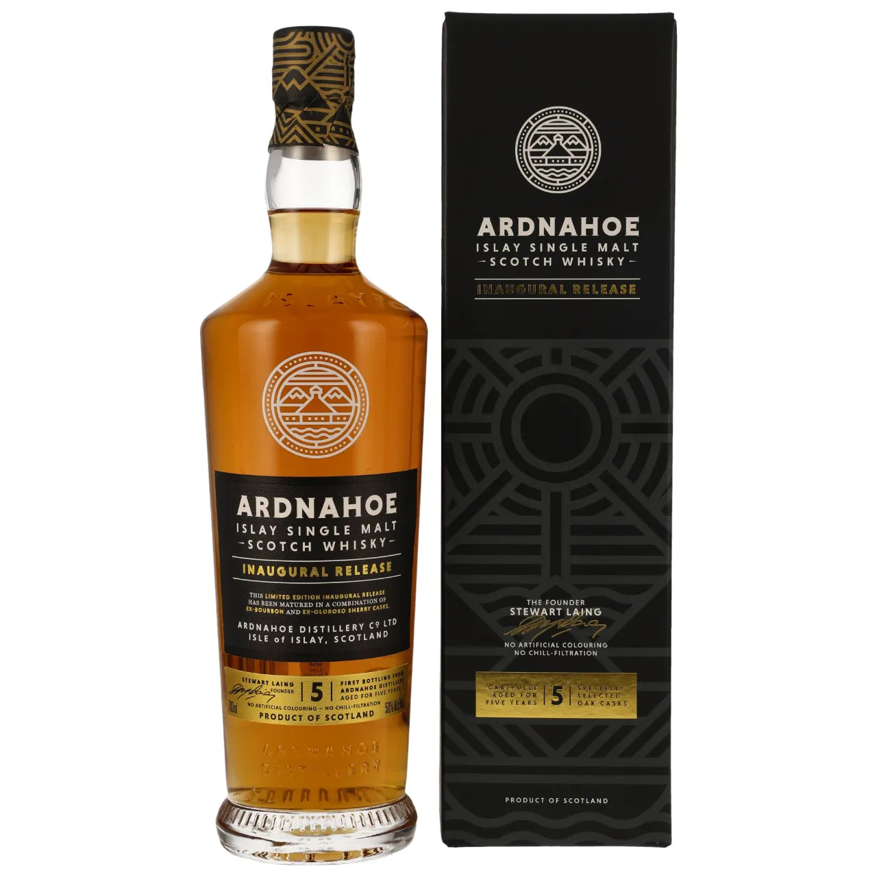 Ardnahoe 5 Jahre Inaugural Release 50% vol. 0,7l Ardnahoe 5 Jahre Inaugural Release 50% vol. 0,7l von Whisky Fox