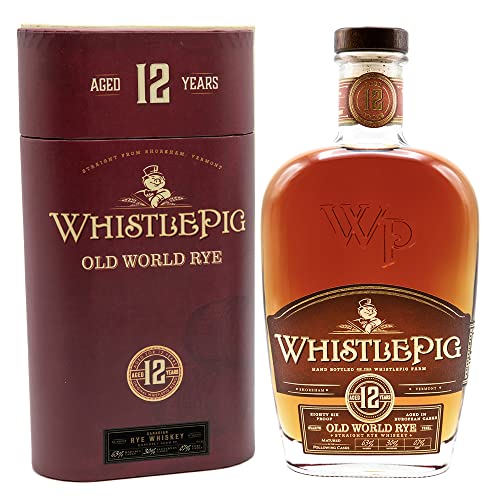 WhistlePig 12 Years Old Straight Rye Whiskey 43% Vol. 0,7l in Geschenkbox von WHISTLEPIG