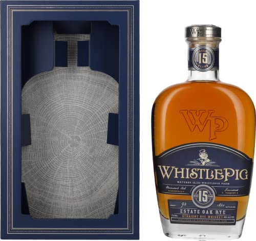 WhistlePig 15 Years Old Straight Rye Whiskey 46% Vol. 0,7l in Geschenkbox von WHISTLEPIG